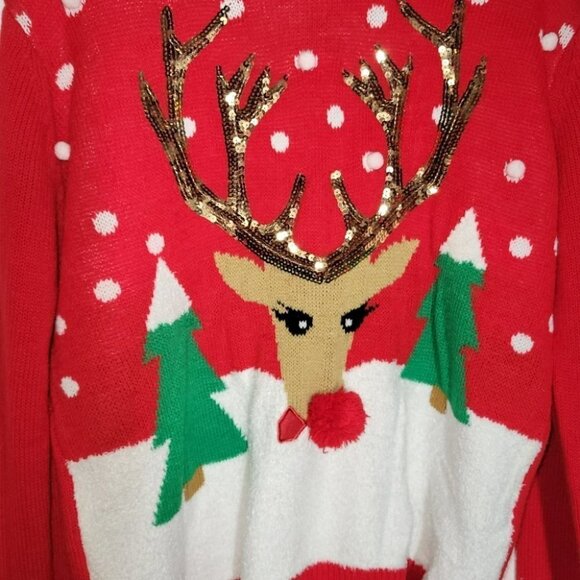 Gina Tricot Ugly Christmas sweater raindeer - Picture 5 of 5